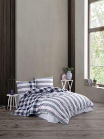 Комплект постельного белья Kristal Ranforse 200×220 см Solar Pembe