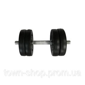 Гантель наборная композитная в пластиковой оболочке Rock Pro-R 6 кг NE-PL-R-006