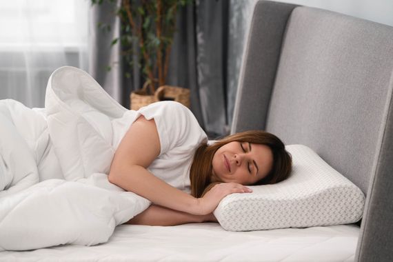 Подушка ортопедична Ardesto Sleepwell, 60х40х11/9см, білий (ART6040COP) | Зображення 3