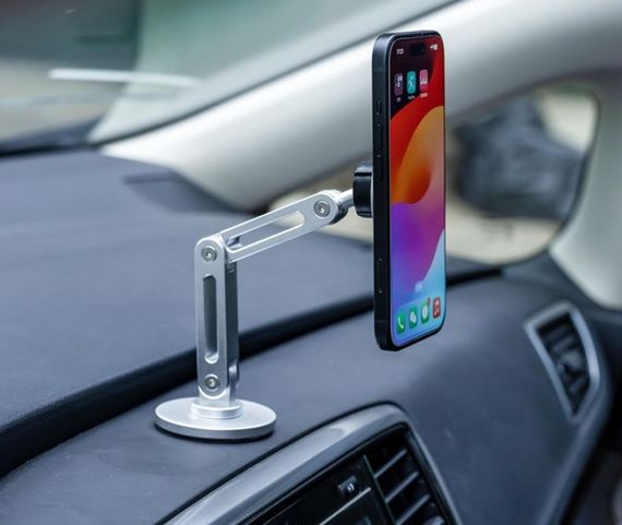 Автотримач XO C148 Universal Magnetic metal 360° rotating Holder Silver | Зображення 5