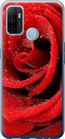Чехол на Oppo A53 Красная роза "529u-568-17620"