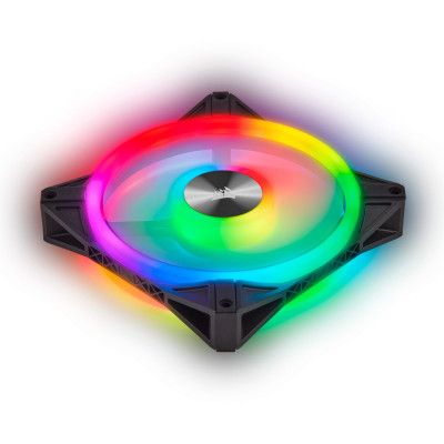 Кулер для корпуса Corsair QL Series, QL140 RGB, 140mm RGB LED Fan (CO-9050100-WW) | Зображення 9