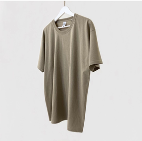 Мужская футболка классическая с коротким рукавом OW0001 цвет бежевый размер L