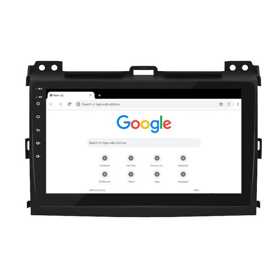 Штатная магнитола Lesko для Toyota Land Cruiser Prado 120 Series Рестайлинг 2007-2009 9" 4/64 4G+CarPlay GPS | Зображення 3