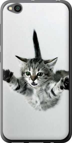Чехол на Xiaomi Redmi Go Летящий котёнок "2322u-1667-17620"