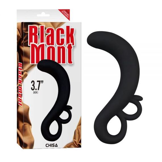 CH02884 масажер простати 3.7 Black Mont Two-Finger G-Spot Plug Chisa, Черный