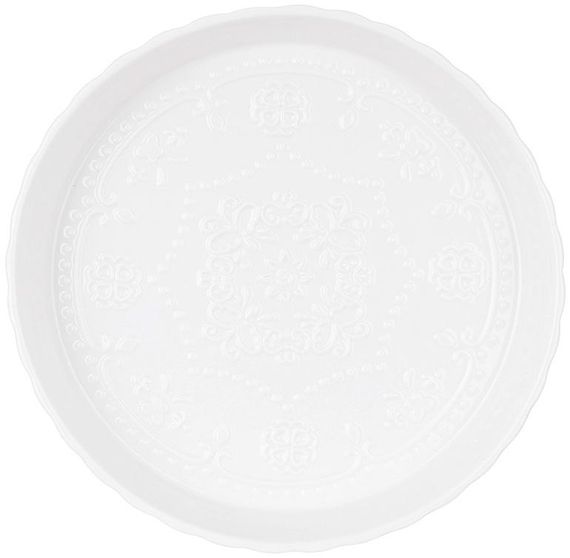 Форма для випічки порцелянова "White City Мереживо" Ø26х5см, кругла