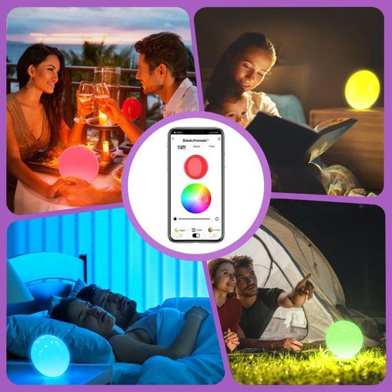 Настільний світильник SAL-010B Bluetooth USB interface with app White | Зображення 4