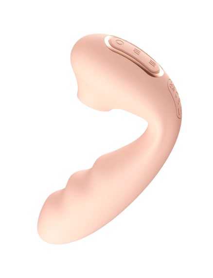 Вибратор с вакуумом и управлением со смартфона BeYourLover Tara X 2, 13,9 × 8 см Sex Aura | Зображення 3