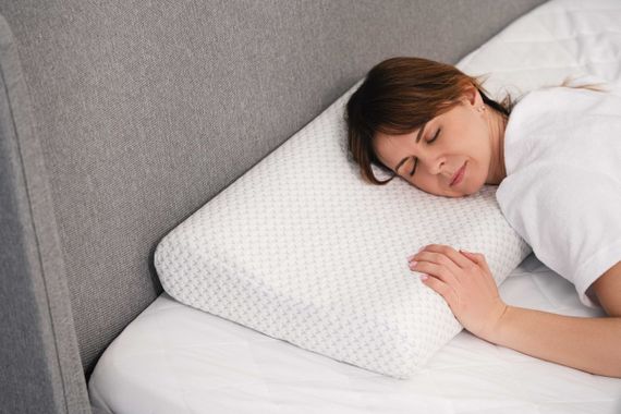 Подушка ортопедична Ardesto Sleepwell ART6040СOP 60х40х11/9 см біла | Зображення 6