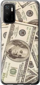 Чехол на Xiaomi Redmi Note 10 5G Доллары "3016u-2556-17620"
