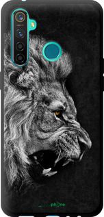 Чохол на Realme 5 Pro Лев "1080b-1861-2448"