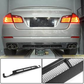 Дифузор заднього бампера (для F10 Base 2010-2013, Карбон) для BMW 5 серія F-10/11/07 рр