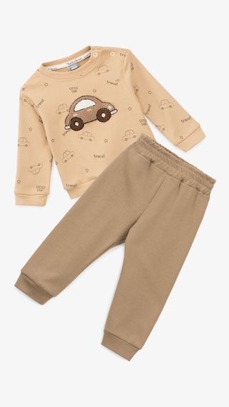 Костюм для хлопчика Mini Papi 14160 86 см Бежевий shop (2000999508080)