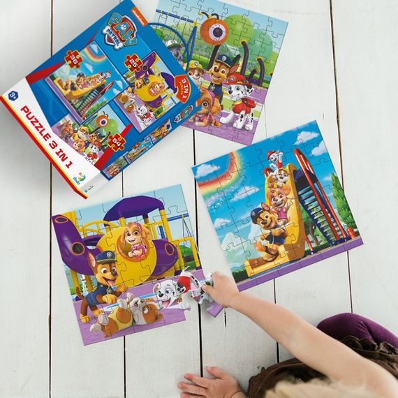 Дитячий пазл Ігровий майданчик Paw Patrol 200578, 3 в 1 | Зображення 7