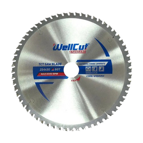 Диск пиляльний для ламінату d254мм*30мм 60T WellCut NovoAbrasive