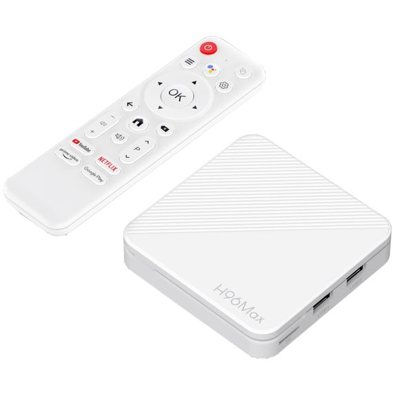 TV Медіаплеєр H96 MAX H313 2/16Gb/ Allwinner H313/ Android 14/ WiFi 2.4G+5G/LAN:100M/ | Зображення 1