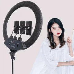 Кільцева LED лампа RL-14 36см 220V 1 крепл.тел. + пульт + чохол | Зображення 3