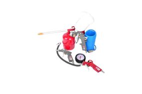 Набор лакокрасочный Intertool - верхний бак 600 мл шланг полиуретановый (5 шт.) (PT-1502)