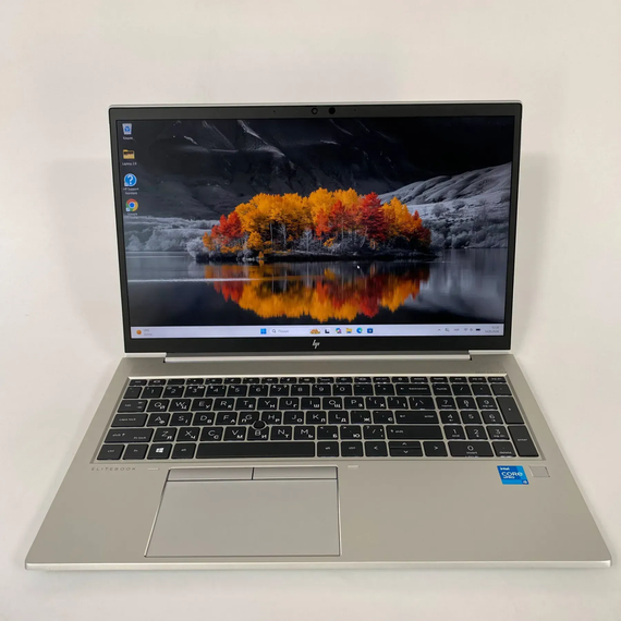 Ультрабук Б-клас HP EliteBook 850 G8 / 15.6" (1920x1080) IPS / Intel Core i5-1145G7 (4 (8) ядра по 2.6 - 4.4 GHz) / 16 GB DDR4 / 256 GB SSD / Intel Iris Xe Graphics / USB Type-C / WebCam / TouchID б/в + Подарунок Бездротова миша / USB | Зображення 1