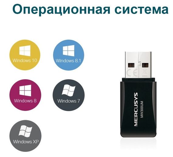 USB-адаптер Mercusys MW300UM | Зображення 3