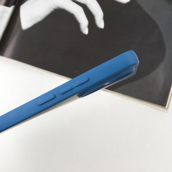 Чохол TPU GETMAN Liquid Silk Full Camera для Xiaomi Redmi Note 13 Pro 4G Синій / Navy Blue | Зображення 1