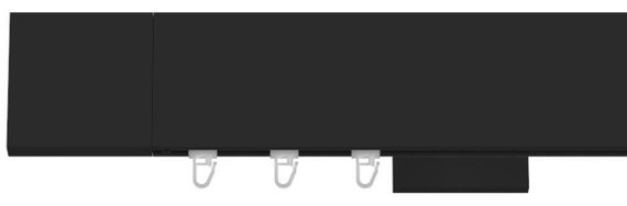 Карниз Top Line Черный Матовый 200см.