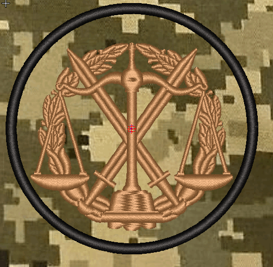 Шеврон Юридичний департамент Міністерства оборони України Юридична служба Збройних Сил України | Зображення 8