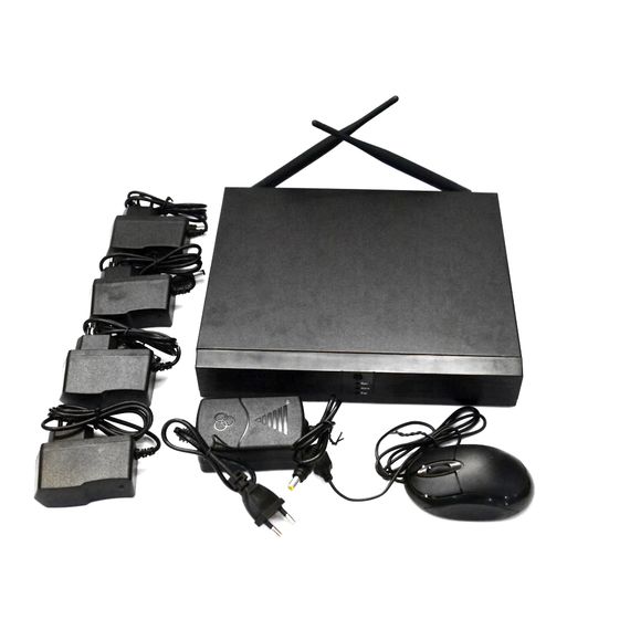 Комплект відеоспостереження WiFi NVR KIT NVR-601 - бездротова система для надійного захисту дому з віддаленим доступом через смартфон, високою якістю зображення Full HD 1080P та нічним баченням до 20 м від XPRO. (NVR-601_4620) | Зображення 9