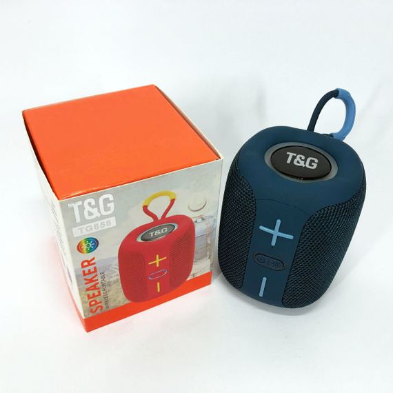 Портативна Bluetooth колонка TG658 8W з RGB підсвічуванням. YO-324 Колір: синій | Зображення 2