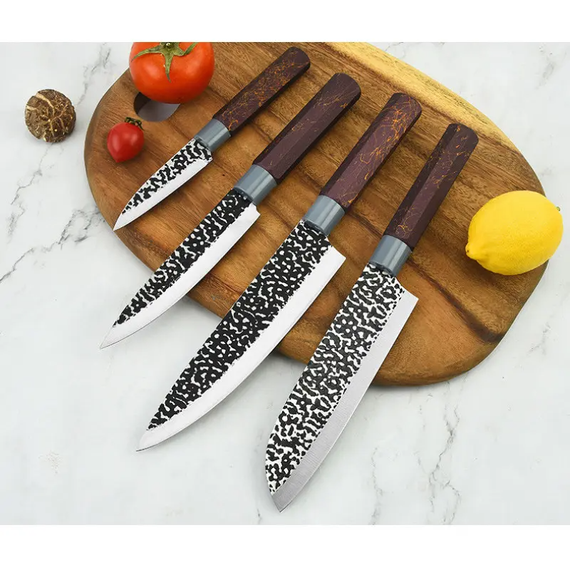 Набір ножів для кухні Kitchen knife з коричневою ручкою XPRO B821 (43745-B821_277) | Зображення 1