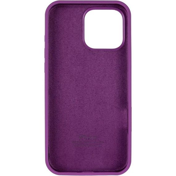 Чехол Silicone Case Full Protective (AA) для Apple iPhone 14 Pro (6.1") Фиолетовый / Grape | Зображення 2