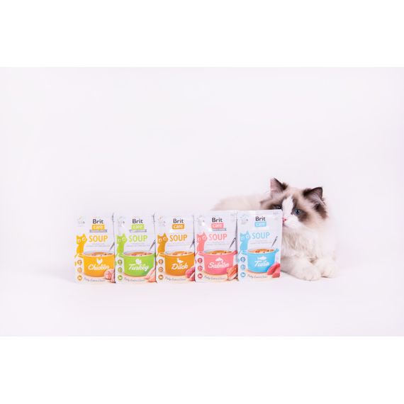 Корм вологий Brit Care Soup Salmon д/котів суп з лососем 75 г | Зображення 5