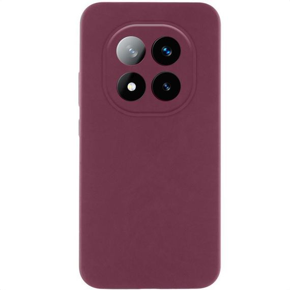 Чехол Silicone Cover Lakshmi Full Camera (AAA) для Xiaomi Redmi Note 15 Pro 4G Бордовый / Plum