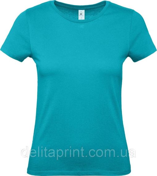 Футболка B&C #E150/women Бірюзовий М