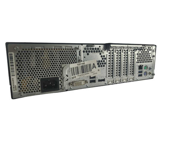 Комплект ПК: комп'ютер Fujitsu Esprimo D556 E90 SFF / Intel Core i5-6400 (4 ядра по 2.7 - 3.3 GHz) / 8 GB DDR4 / 120 GB SSD / Intel HD Graphics 530 + Новий монітор AOC 24B31H/24" (1920x1080) IPS / Кабелі б/в + Подарунок Дротова клавіатура + мишка | Зображення 3