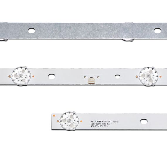 LED підсвітка TV 28" JS-D-JP2820-051EC(71220) E28F2000 MCPCB MS-L0870 V6 AKTV2814T AKTV2812TS 2шт. | Зображення 1