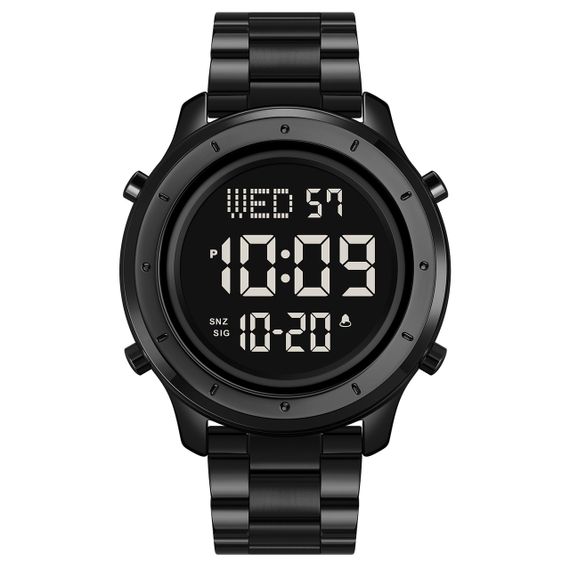 Годинник S2kmei 1864SBKBK Black-Black Steel