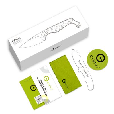 Нож Civivi SOKN, Satin, сірий G10 (C22027-2) | Зображення 4