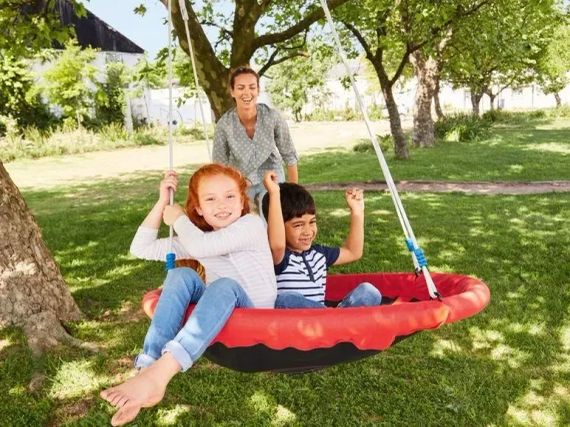 Детская качель-гнездо PLAYTIVE 113 см, до 150 кг — Германия | Зображення 1