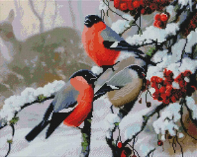 Алмазна мозаїка Снігурі 40х50 см ColorArt  SP035