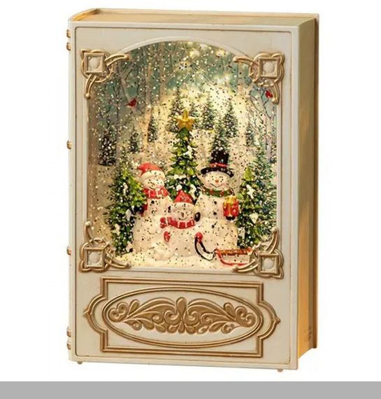 Новорічний нічник книга музичний XMAS WDL-24023B 19,1 см (47698-10092_818)