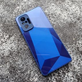 Чехол Diamond Case для Xiaomi Redmi Note 10 Pro цвет Синий