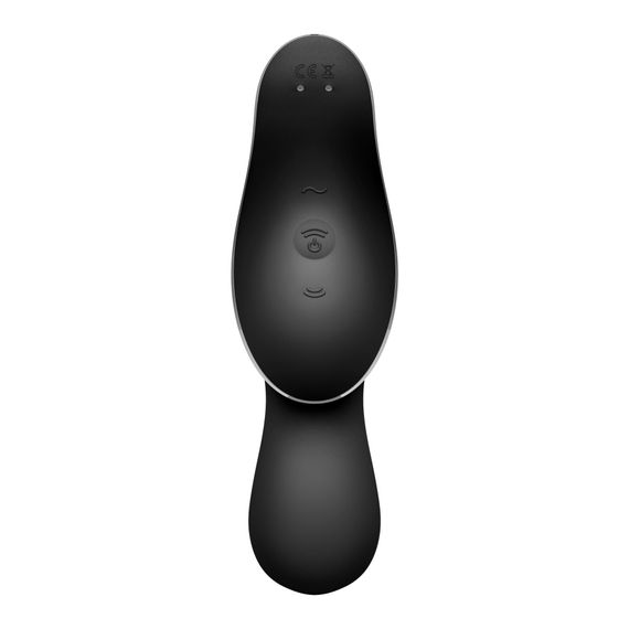 Вакуумний стимулятор з вібрацією Satisfyer Curvy Trinity 2 Black | Зображення 2