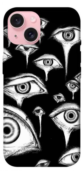 Чохол з картинкою Поле очей для Apple iPhone 15 (6.1")