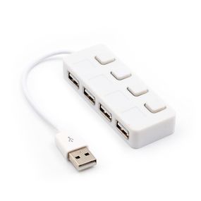 Хаб USB 2.0 4 порта, White, 480Mbts питания от USB, Blister Q100