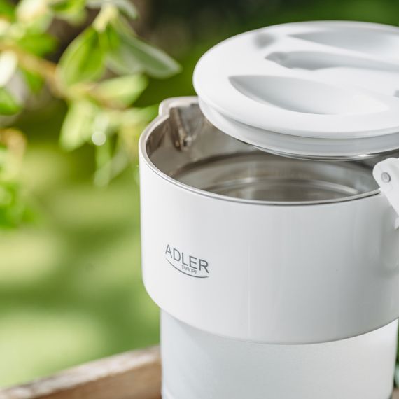Электрочайник Adler AD 1377 складной силиконовый дорожный 0,6 л 600 Вт белый | Зображення 9