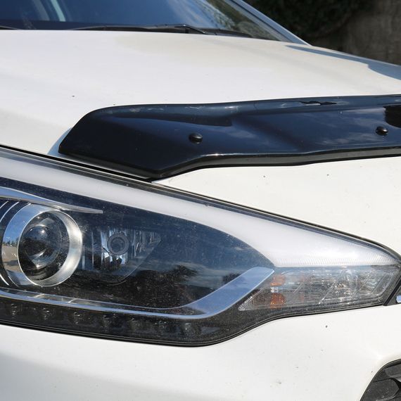 Дефлектор капота (EuroCap) для Hyundai I-20 2014-2020 гг | Зображення 3