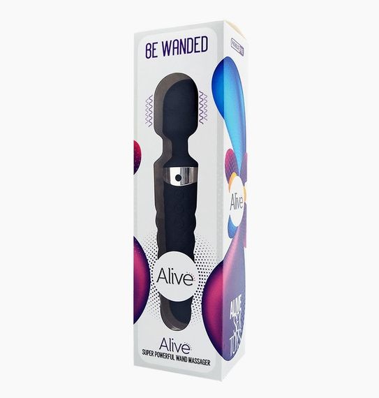 Мини-вибромассажер Alive Be Wanded Black | Зображення 1