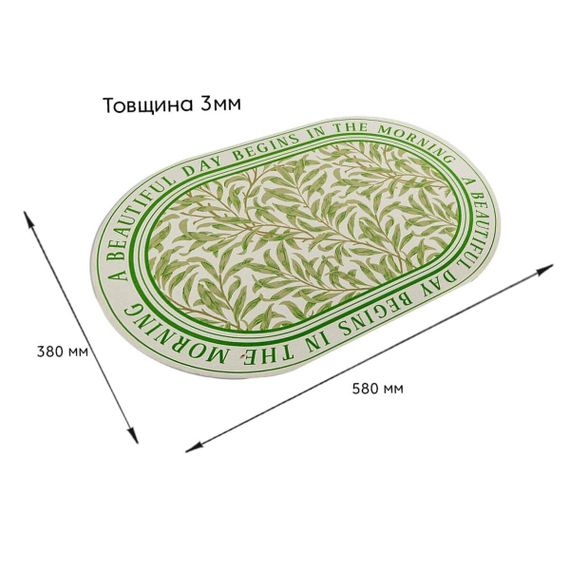 Вологопоглинаючий килимок 38х58х3мм (D) SW-00001570 | Зображення 2